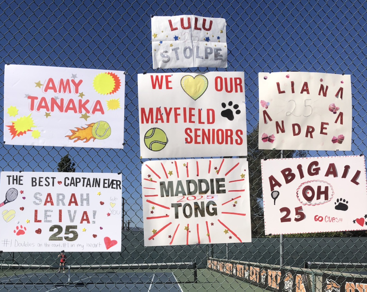 Mayfield Minute: Varsity Tennis Senior Night